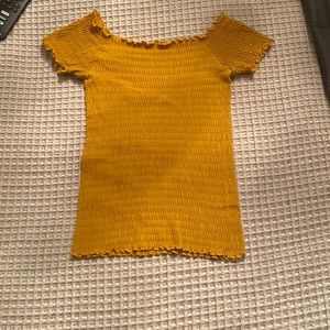 Yellow Crop Top